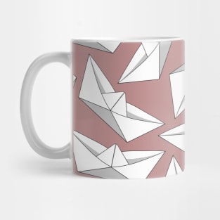 Origami Boat Pink Mug